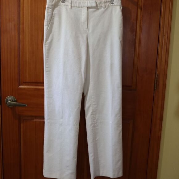 Calvin Klein White Corduroy Jean's Wide Leg 10 - Picture 2 of 14